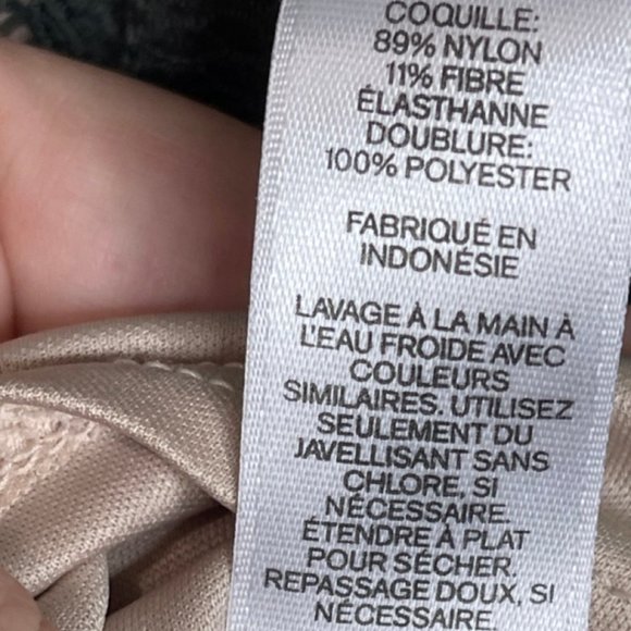 EXPRESS | Olive Green Lace Ruffle High Neck Sleeveless Peplum Blouse | Size L - Picture 8 of 10